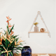 thumbnail image 4 of 2 estantes colgantes de pared de macramé: estantes de pared de madera estilo bohemio con cuentas, estante flotante de estilo rústico para colgar plantas, 4 of 6