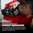 thumbnail image 6 of PowerNet Softball & Baseball  Hanging Bag, 12 Pocket Baseball Glove &  Storage Holder & Dugout Organizer, Portable Baseball Gear Training Equipment Holder, Team Colors, 6 of 6