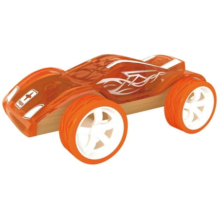 Hape Bamboo Collection - Twin Turbo Bamboo Kid's Toy Car, Start your engines, this Mighty Mini is ready to go By Hape