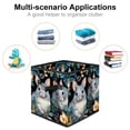 thumbnail image 2 of Tmall Large Capacity Foldable Storage Baskets with Handle, 10.8"x10.5"x10.6", Toy Storage Cube Organizer Storage Containers, 2 of 6