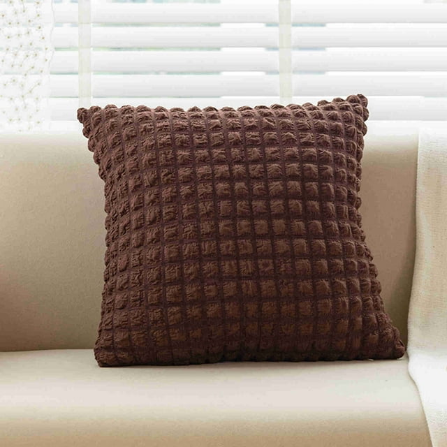 Almohada Elástica Con Estampado A Cuadros Almohada Para Cabecero