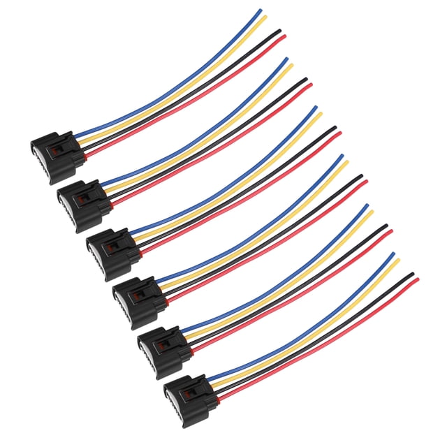 Conector de bobina de encendido de 6 uds para Scion TC L4 2.4L 2005-2010 para Toyota Camry L4 2.4L 2002-2010 No.9098011885