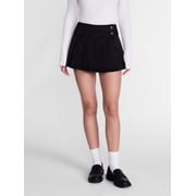 Madden NYC Womens Micro Denim Pleated Skort, Sizes XXS-XXL