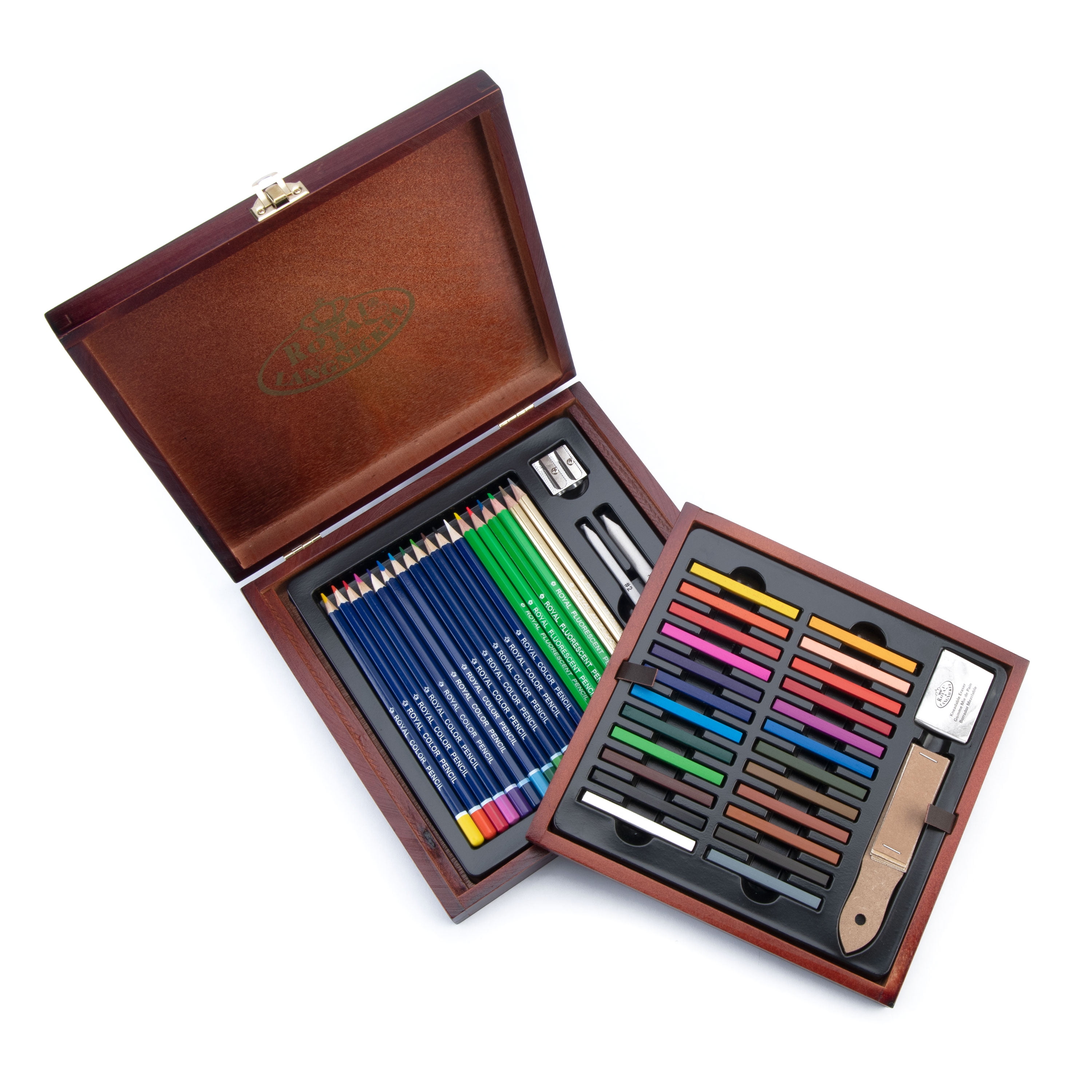 Royal & Langnickel Essentials Drawing Pencil Box Set, Kids, Teens, Adults,  49pc