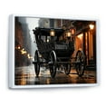 thumbnail image 2 of Designart "Romantic Scene With A Gothic Old Cart" Old American Cart Floater Framed Canvas Art Print, 2 of 5