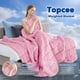 thumbnail image 2 of Manta pesada Topcee Minky Dots para adultos de 9 a 10 kg, 150 x 200 cm, 2 of 7