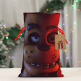 thumbnail image 4 of Pofeuu Five Nights At Freddy'S Print Christmas Gift Bag, Burlap Drawstring Pouch with Kraft Paper Card for Holiday, Party, and Birthday Wrapping-Small, 4 of 7
