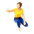 thumbnail image 1 of Figuras de personas pintadas de resina a escala 1/64, maquetación de escena de diorama, figuras de juego de rol, calle Amarillo, 1 of 9