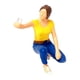 thumbnail image 1 of Figuras de personas pintadas de resina a escala 1/64, maqueta de diorama, maqueta de escena callejera, modelo DIY Amarillo, 1 of 9