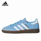 thumbnail image 2 of Zapatillas de skate Adidas Originals Handball Spezial para hombre y mujer, antideslizantes, resistentes al desgaste, de caña baja, para el tiempo libre, blancas y azules, 2 of 5