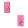 thumbnail image 3 of QualitChoice 3-Inch 96 Pockets PU Leather Instant Instant Photo Photo Card Collection Album Picture Case for 8/9/7s/25/70/90 pink 2Set, 3 of 6