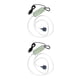 thumbnail image 3 of Bomba de aire de oxígeno Methold aireador de compresor silencioso para acuario USB Verde 2Conjunto, 3 of 6