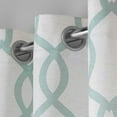 thumbnail image 5 of Exclusive Home Curtains Kochi Light Filtering Linen Blend Grommet Top Curtain Panel Pair, 54x84, Seafoam, 5 of 11