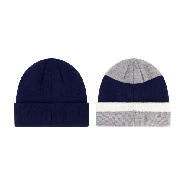 US Polo Assn. Colorblock and Solid 2-Pack Beanies, One Size  display picture 1