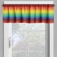 thumbnail image 4 of Ambesonne Fiesta Valance & Curtain, Tribal Culture Zigzags, 55"x24", Multicolor, 4 of 6