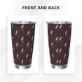 thumbnail image 3 of Fotbe Leopard Print Pattern 20 oz Tumbler Stainless Steel Vacuum Insulated Coffee Ice Cup Double Wall Travel Flask Leak-proof Coffee Cup-Without Straw, 3 of 8