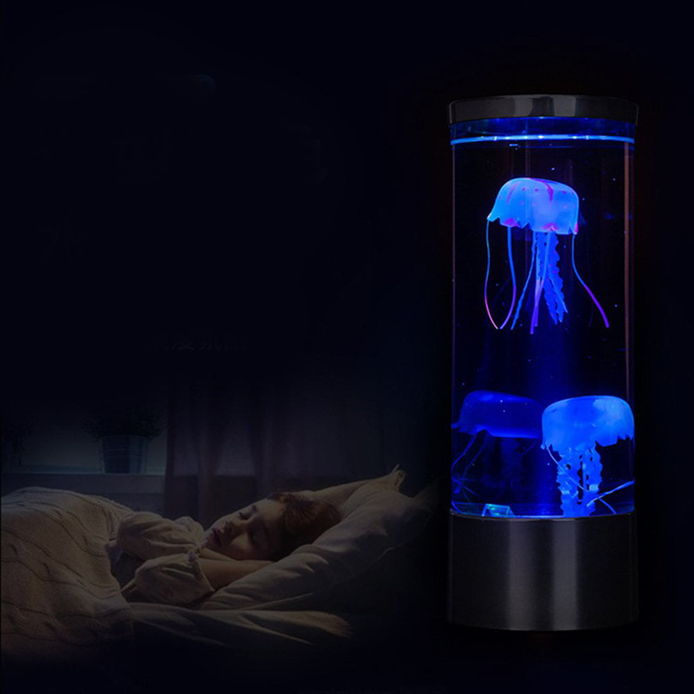 Colorful Led Big Jellyfish Water Lamp Multi-Colored Glow Living Room ...