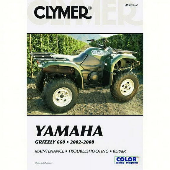 Clymer Repair/Service Manual for '02-08 YFM660F Grizzly (M285-2)