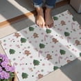 thumbnail image 4 of White Christmas Gingerbread Man Pattern Door Rugs,Washable Non Slip Door Mats Indoor,Decorative Door Mats,Entry Mat Indoor for Entrance,Bedroom,Kitchen,Bathroom,20"x32", 4 of 6