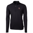 thumbnail image 2 of Men's Cutter & Buck Black Louisville Cardinals Virtue Eco Pique Recycled Quarter-Zip Pullover Top, 2 of 3