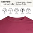 thumbnail image 4 of Lands' End Essentials Men's Short-Sleeve Soft Cotton T-Shirt - Relaxed Easy Fit, 4 of 5