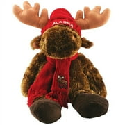 Arctic Circle Plush 13" Moose Red Hat/scarf