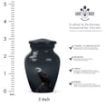 thumbnail image 2 of JAGASY Eagle Urn for Ashes for Women & Men - Black Rock Small Urns for Human Ashes Keepsake - Handcrafted Miniature Urn for Brother - Memorial Cremation Urns for Siblings - (3 Inch), 2 of 7