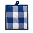 thumbnail image 3 of Navy Buffalo Check Potholder (Set of 2), 3 of 5