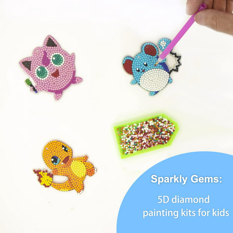 Create Your Own GEM Keychains with Arts and Crafts Kit