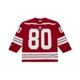 thumbnail image 4 of Men's Mitchell & Ness Jerry Rice Scarlet San Francisco 49ers Maxxed Out Fashion Hockey Jersey, 4 of 7