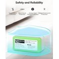 thumbnail image 5 of 14.4v 2600mah Li-ion Rechargeable Replacement Battery Compatible With Ecovacs Deebot N79s,n79,dn622,eufy Robovac 11,11s), 5 of 5