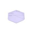 thumbnail image 3 of Lightweight Plastic Plates for Camping and Kitchen - Microwave & Dishwasher Safe, Unbreakable, Reusable Hexagonal Plates, 3 of 6