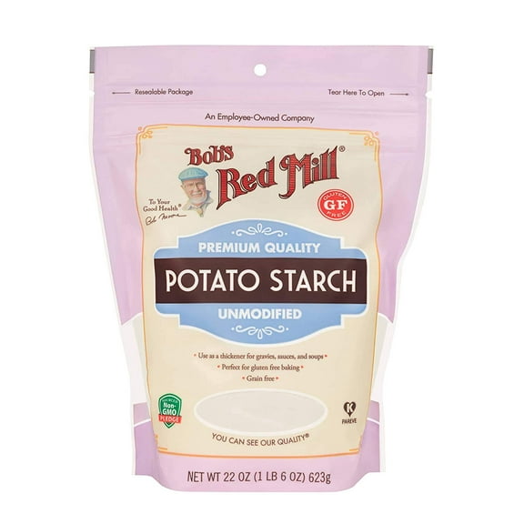 Bob,S Red Mill Potato Starch, Resealable Stand Up Bag, 22 Ounce (Pack Of 3)