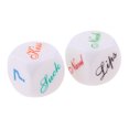 thumbnail image 1 of 2pcs D6 Resplandor En Dices Oscuros Pareja Foreplay Juego Dados Seducción Regalo íntimo Sunnimix Dados poliédricos, 1 of 8