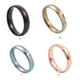 thumbnail image 3 of Amaiiu Unisex Woman Man Fashion Steel Ring Decoration Jewelry Delicate Rings Casual Accessory for Engagement Party Daily Working Gold, 3 of 9