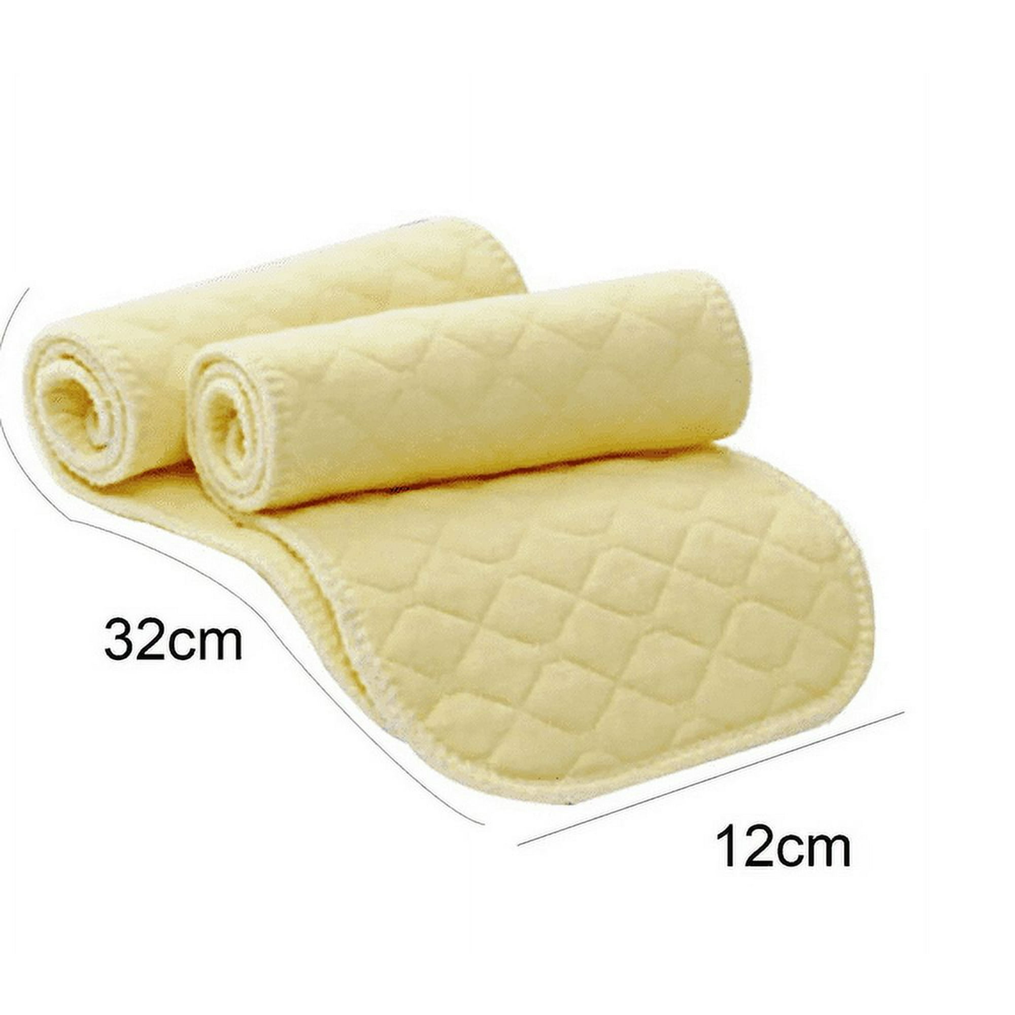 3PCS Organic Muslin Baby Burp Cloths, 12.6x4.7in Cotton Washcloths | Ultra-Soft Diaper/Nursing Cloth
