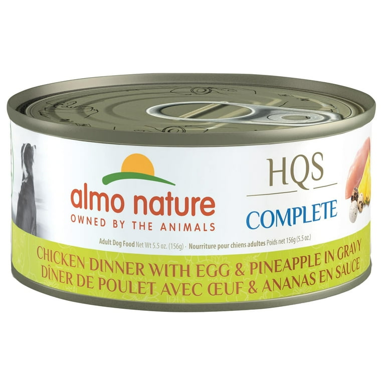 Almo Nature HQS Complete Dog Complete & Balanced Chicken Dinner with Egg & Pineapple Canned Dog Food Almo Nature HQS Complete Dog Complete & Balanced Chicken Dinner with Egg & Pineapple Canned Dog Food