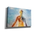 thumbnail image 2 of Cortesi Home  "Two Worlds" by Mario Sanchez Nevado, Giclee Canvas Wall Art - Orange 26" x 18", 2 of 4