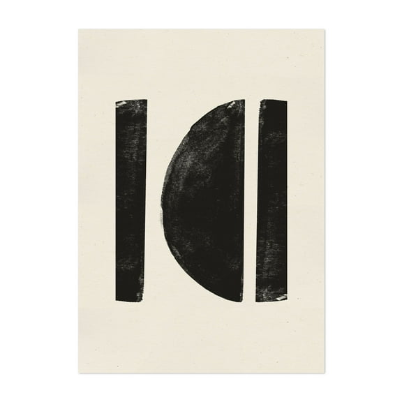 Wabi Sabi No.2 - Mixed Media Unframed Wall Art Print 5 x 7 inches