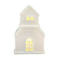thumbnail image 1 of Estatua de casa en miniatura navideña Strade Fareast Limited cerámica con luz Estilo C, 1 of 8