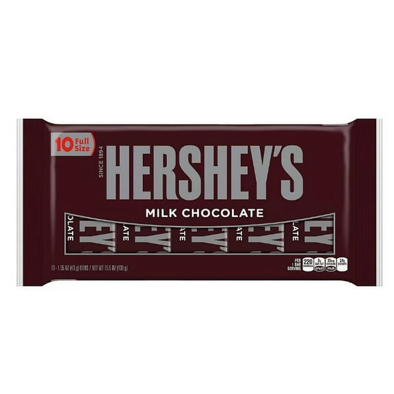 Hershey's Milk Chocolate Bars, 10 ct.