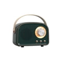 thumbnail image 2 of Altavoces Bluetooth Inalámbrico Retro Bluetooth Altavoz Mini Altavoz Inalámbrico con Altavoz Portátil Estéreo Claro Rico, Admite Fm, Unidad Usb, Tarjeta Sd Aux Altavoces Portátiles Bluetooth, 2 of 2