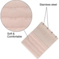 thumbnail image 3 of 6 Pieces Women's Soft Comfortable Elastic Bra Extenders Bra Extension Strap 4 Hook 3 Row Lady's Bra Extender Bra Band, 3 of 5