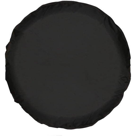 PVC Thickening Leather Spare Tire Wheel Cover for Car Truck SUV Camper Trailer Universal Fit RV JP FJ,R16 L Black (for Overall Wheel Diameter 30-32 inch)