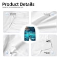 thumbnail image 5 of Cauagu Hawaiian Ship Dolphin Print Swim Trunks for Men,Youth Boys Swim Shorts Compression Liner Beach Shorts Boys' Swimming Shorts 7-20 Years Bathing Suit-X-Large, 5 of 7