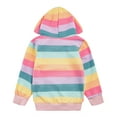 thumbnail image 2 of Toddler Girls Unicron Hoodie Sweatshit Casual Pink Fall Winter Clothes 4T, 2 of 6