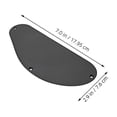 thumbnail image 2 of LIFKOME 3Pcs Black Plastic Bass Guitar Back Covers Single Layer Pickguard Protective Backplate for Stage Use, 2 of 8