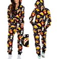thumbnail image 3 of Combinaison de Noël pour Femmes Haut à Capuche Chaud et Confortable Pyjama une Pièce en Peluche pour Femmes Adultes, 3 of 6