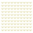 thumbnail image 2 of KLKCMS Metal Book Corner Protectors Iron Angle Protectors for Book Scrapbook Albums 100pcs Gold, 2 of 9
