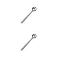 thumbnail image 3 of Guardoinrt Essential Tea Spoon Set Exquisite Stainless Steel Teaware For Home Essential Cat's Claw Black 1 2Set, 3 of 6